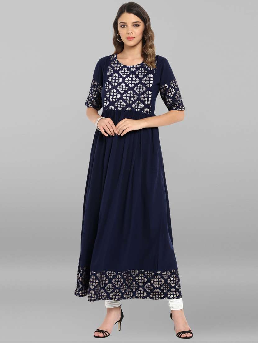 women's flared kurta