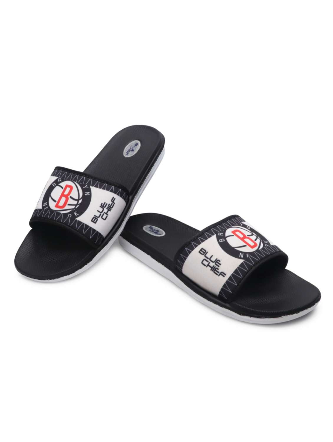 black pvc slip on flip flops - 19578905 -  Standard Image - 2