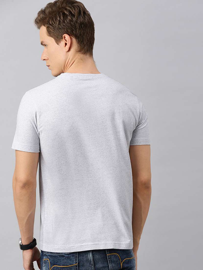 men round neck front print t-shirt - 19580387 -  Standard Image - 2