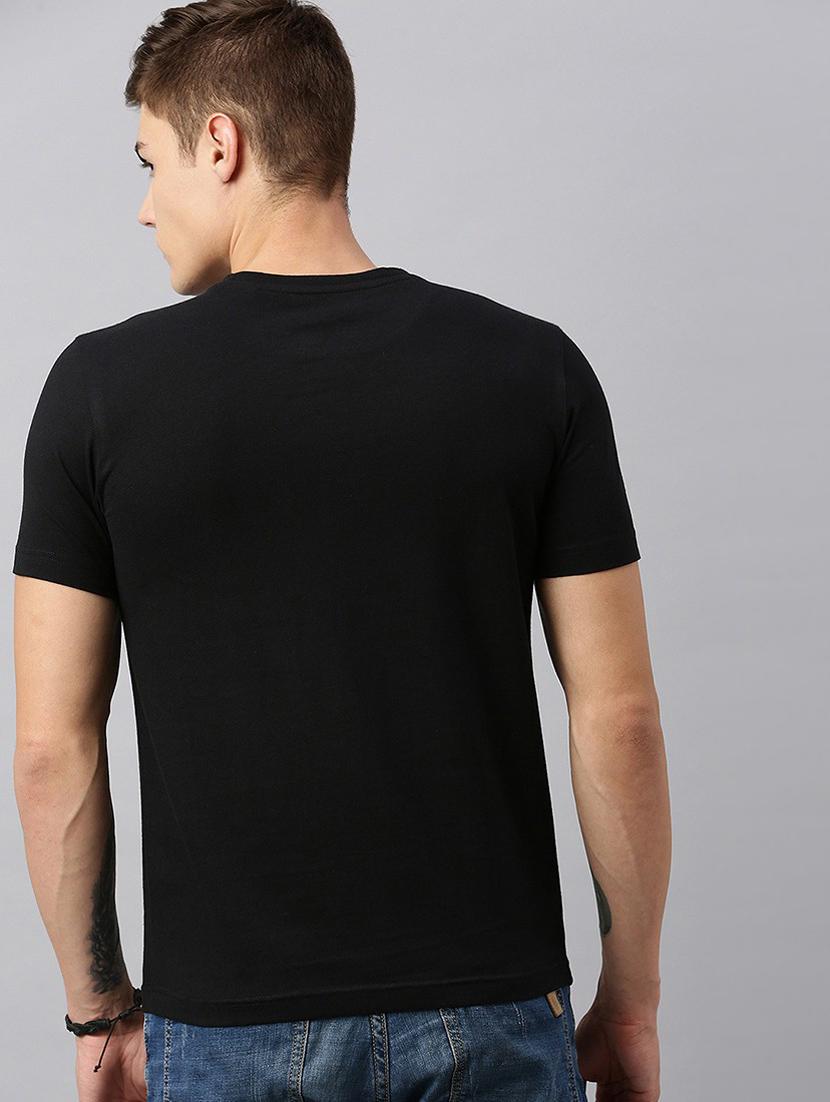 round neck printed regular t-shirt - 19580407 - Standard Image - 2