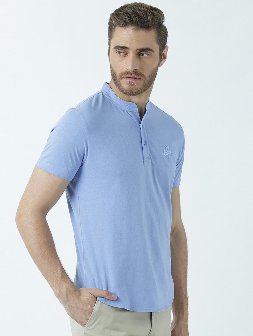 heniey neck solid regular t-shirt - 19580428 - Standard Image - 2