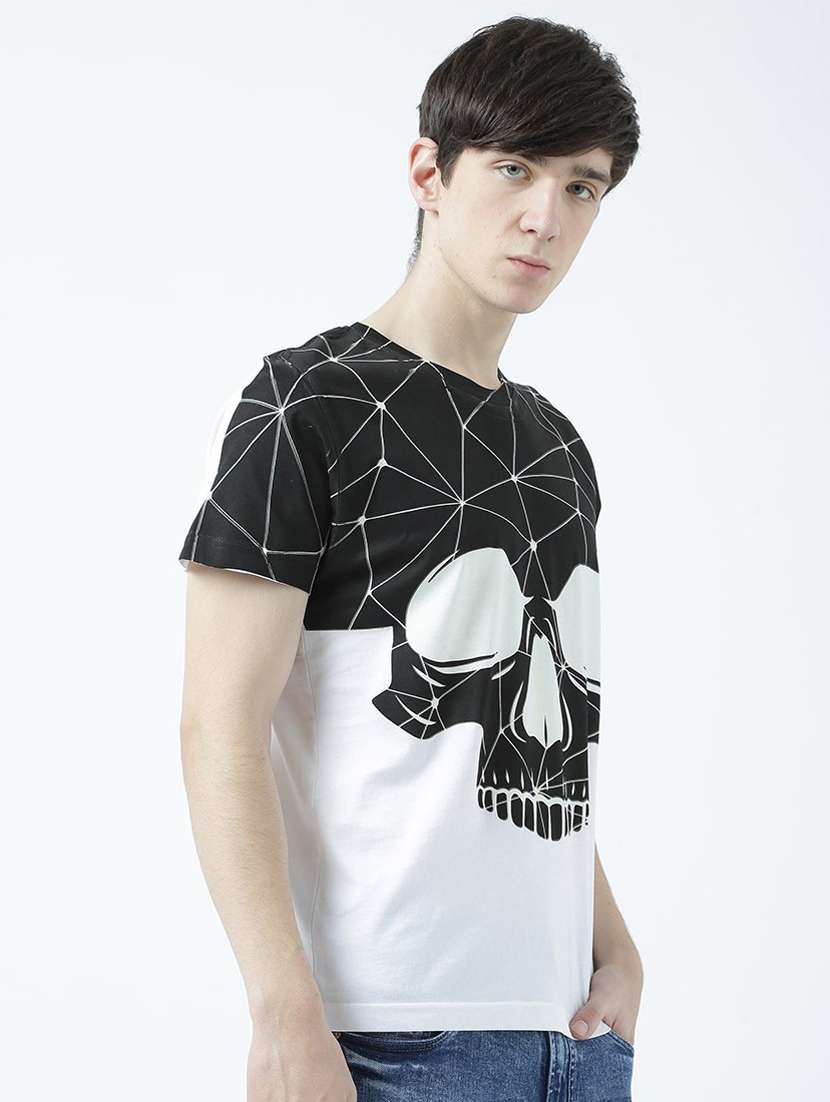 men front print short sleeve t-shirt - 19580598 -  Standard Image - 2