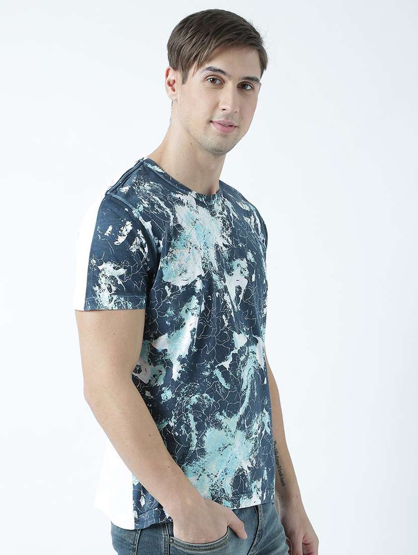 round neck printed regular t-shirt - 19580659 -  Standard Image - 2