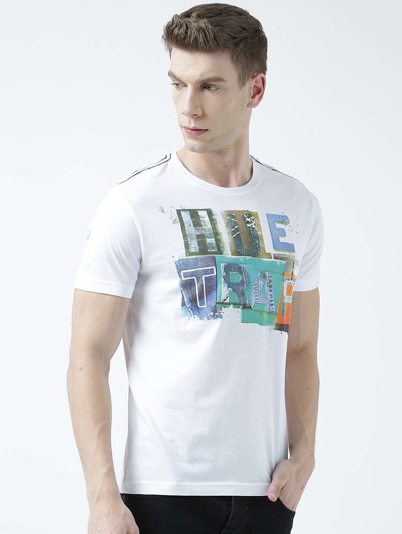 round neck printed regular t-shirt - 19580674 -  Standard Image - 2