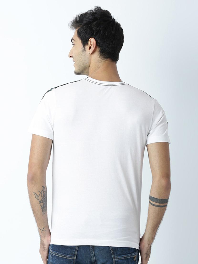 round neck printed regular t-shirt - 19580710 - Standard Image - 2