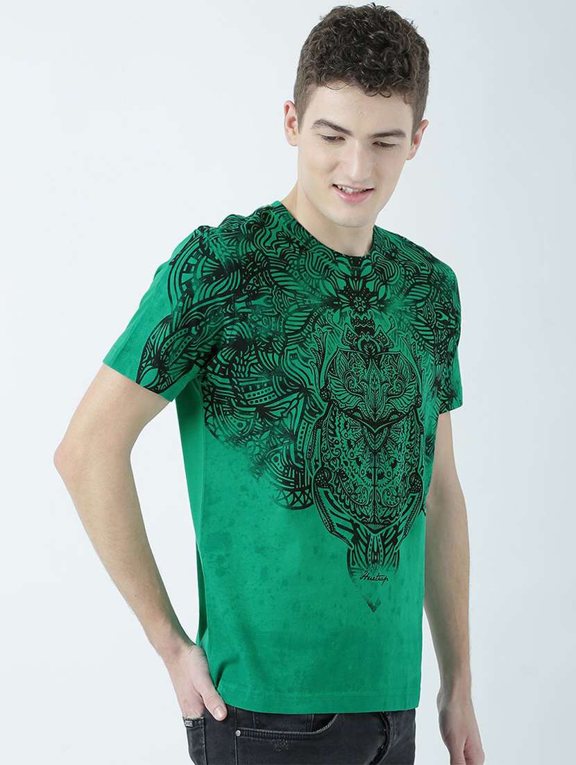 crew neck front print t-shirt - 19580863 -  Standard Image - 2