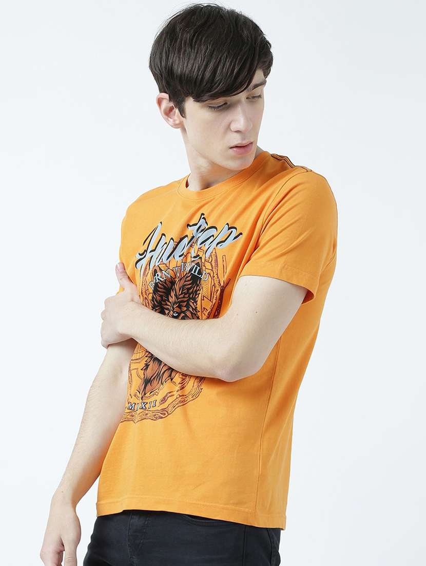 round neck printed regular t-shirt - 19580923 -  Standard Image - 2