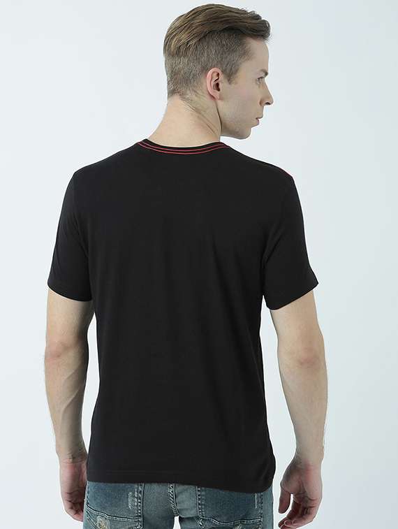 round neck printed regular t-shirt - 19581026 -  Standard Image - 2