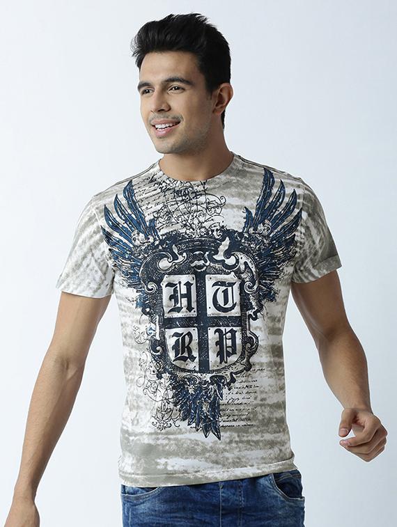 round neck printed regular t-shirt