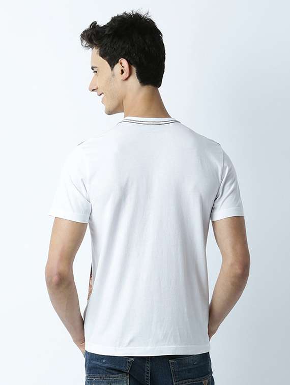 men crew neck printed regular t-shirt - 19581651 -  Standard Image - 2