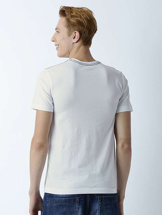 men crew neck printed regular t-shirt - 19581704 -  Standard Image - 2