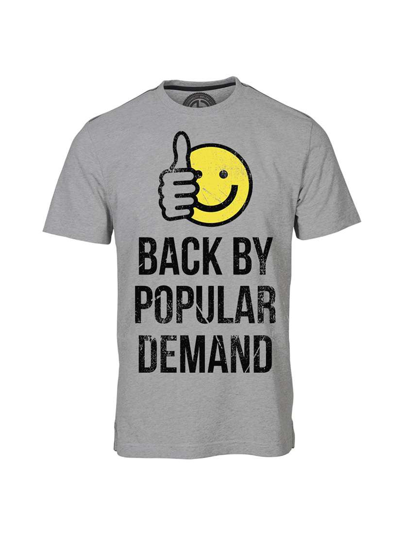 men crew neck front print t-shirt - 19581722 -  Standard Image - 2