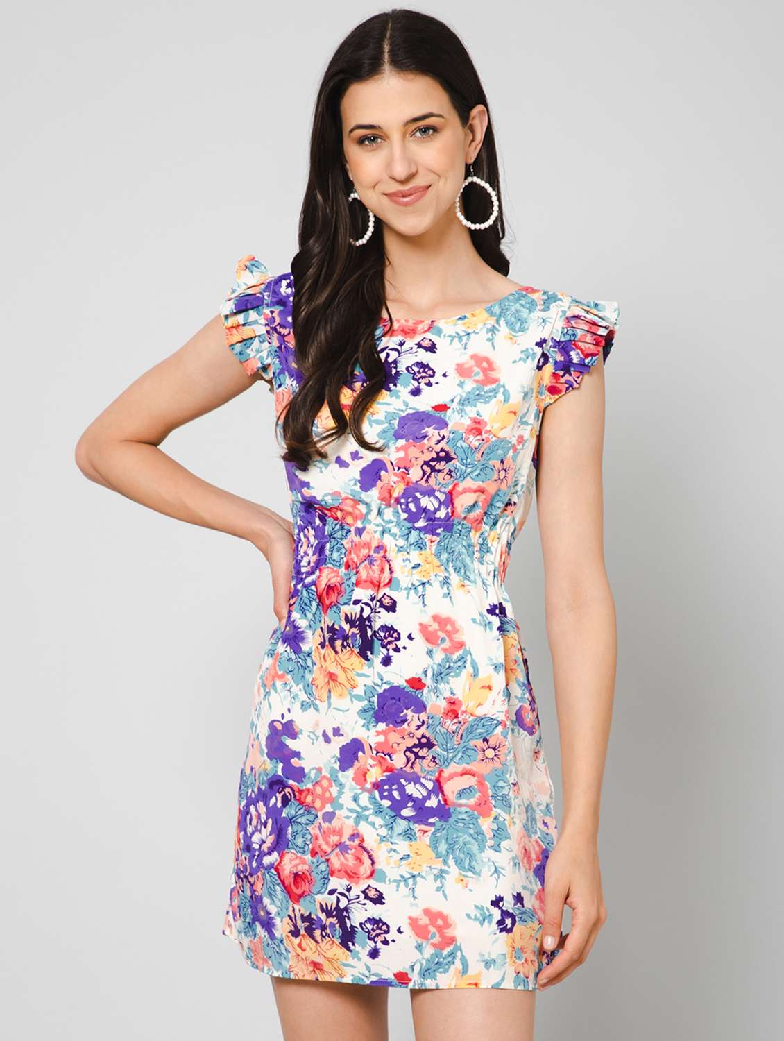 women's shift floral dress