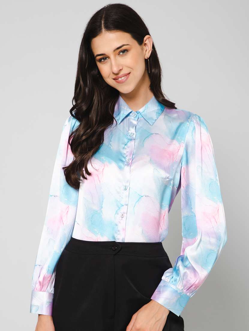 women printed regular shirt - 19581792 - Standard Image - 2