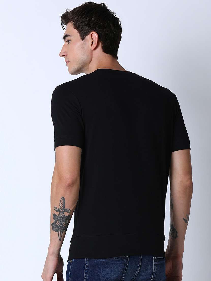 men round neck front print t-shirt - 19581900 -  Standard Image - 2