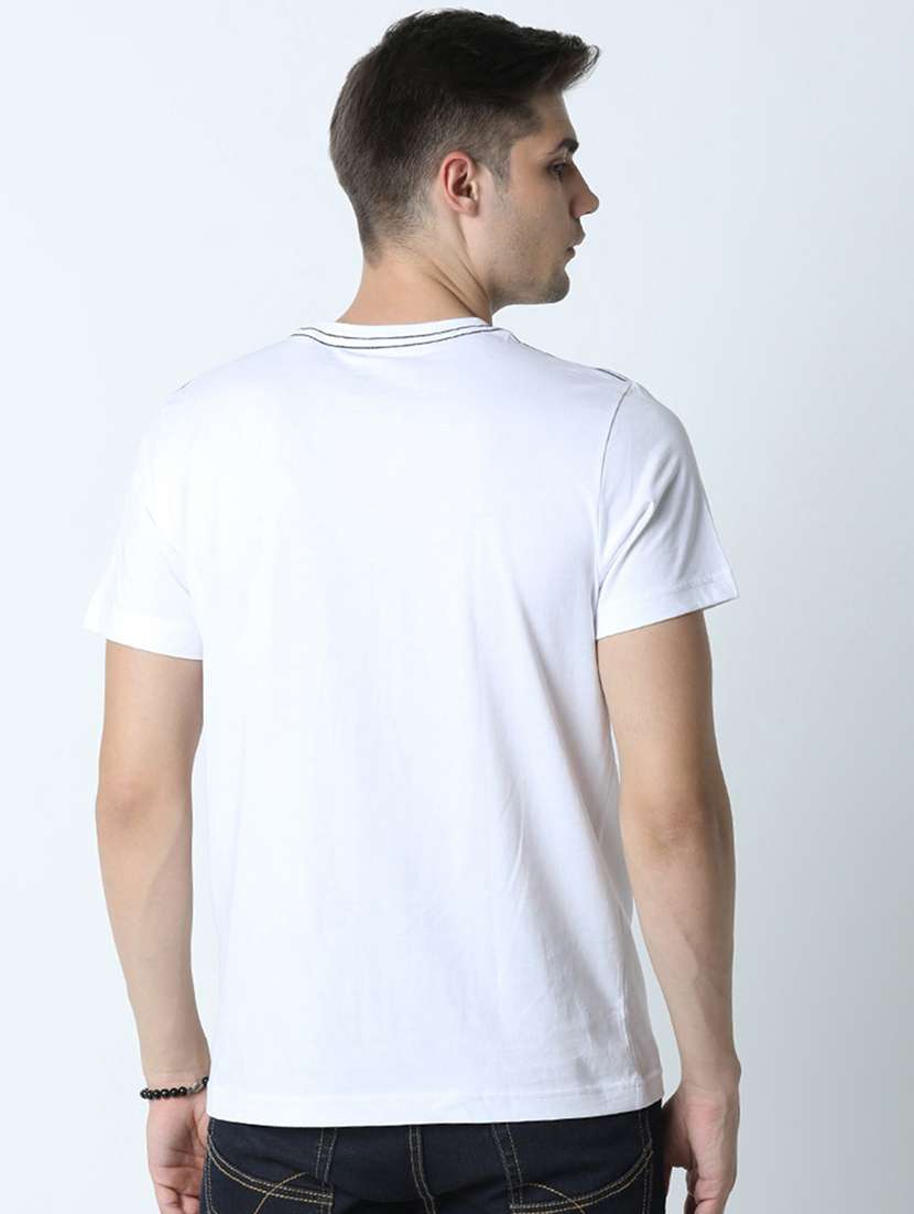 men crew neck front print t-shirt - 19581979 -  Standard Image - 2