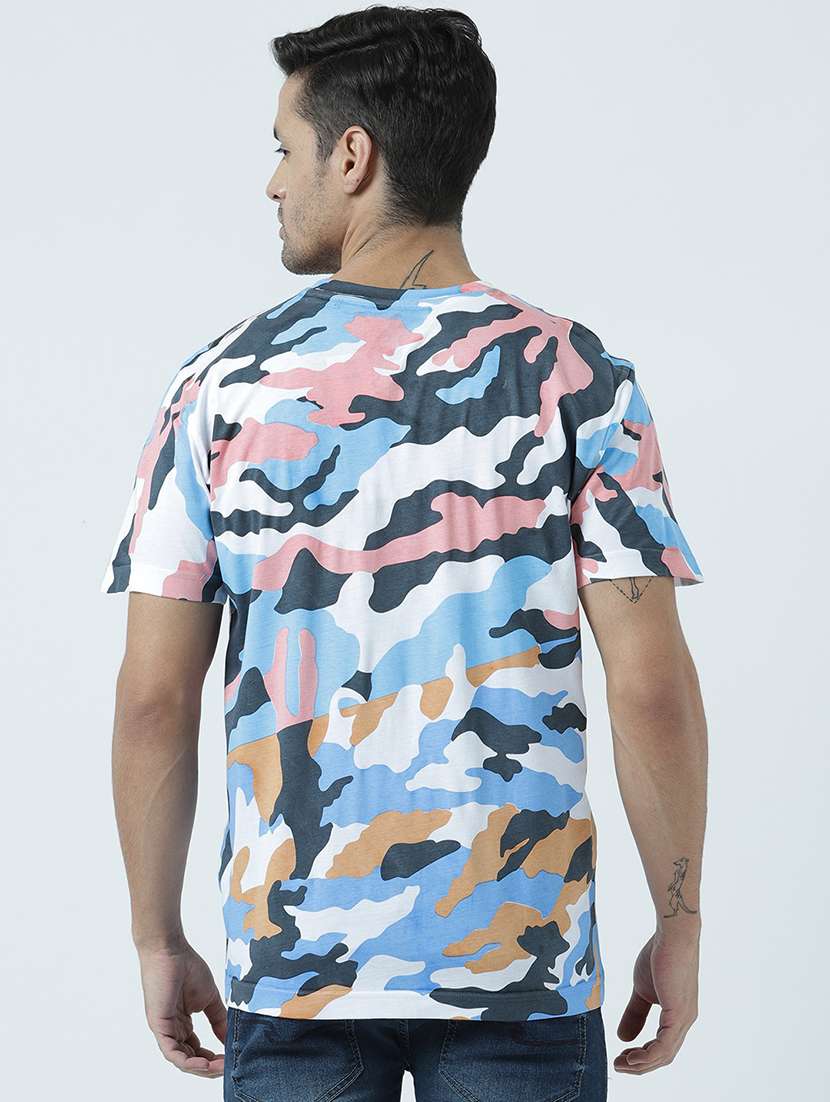 men round neck printed t-shirt - 19582034 -  Standard Image - 2