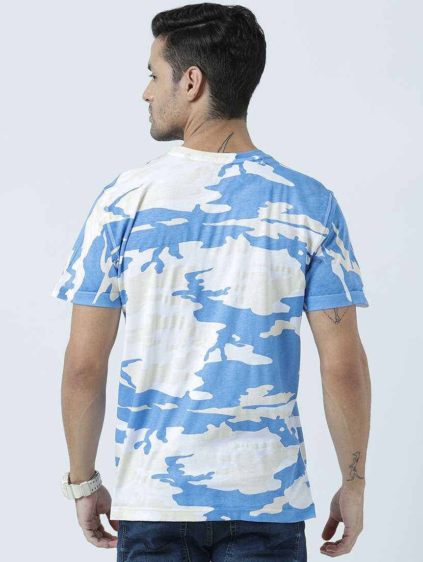 men round neck printed t-shirt - 19582035 -  Standard Image - 2