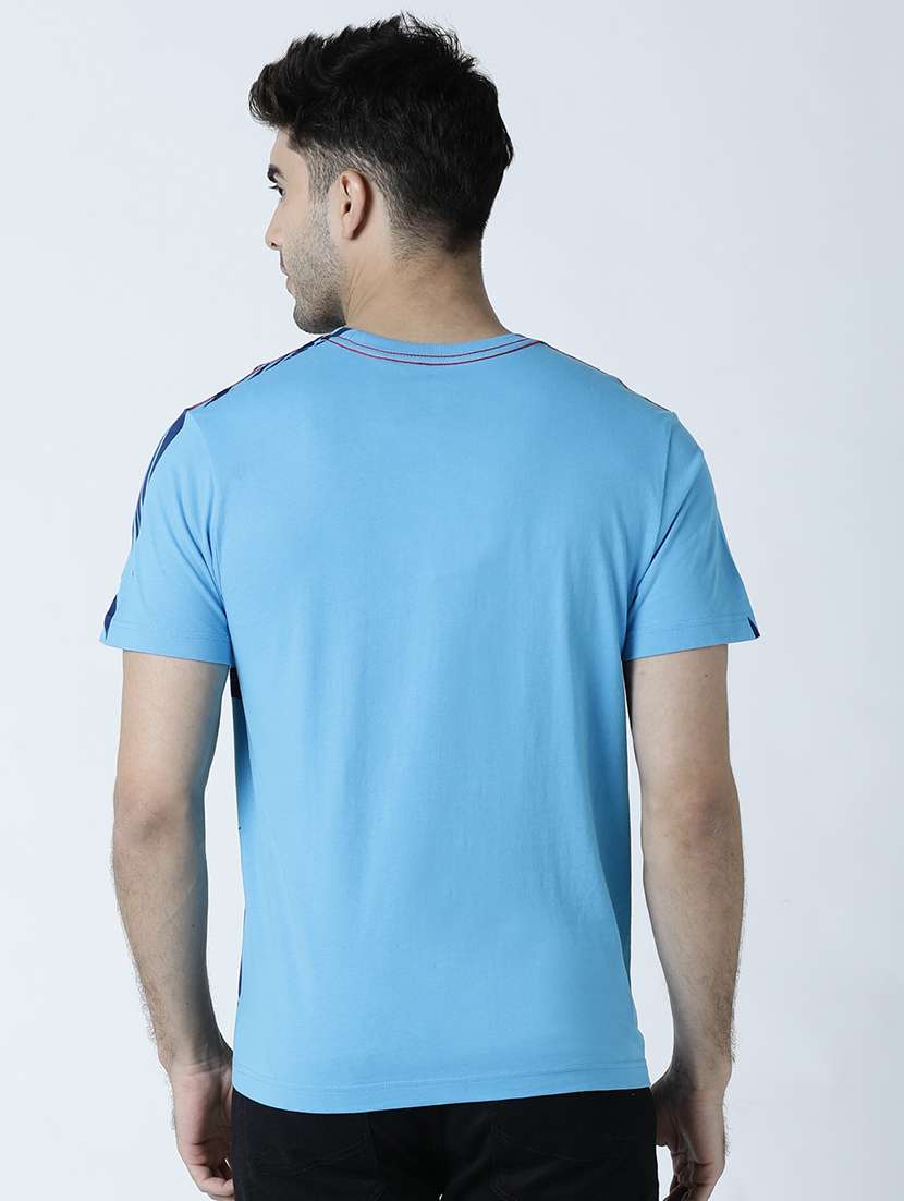 men crew neck front print t-shirt - 19582056 -  Standard Image - 2