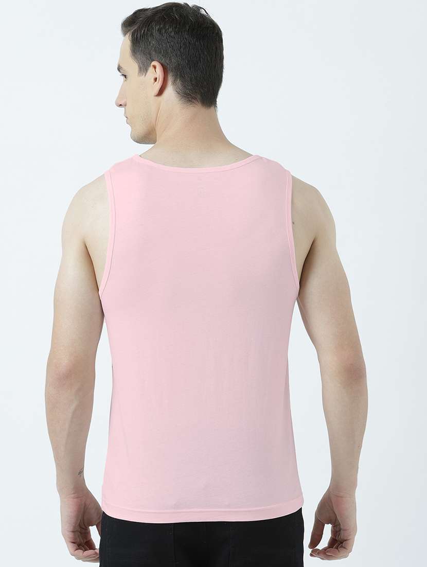 men scoop neck front print sleeveless vest - 19582131 -  Standard Image - 2
