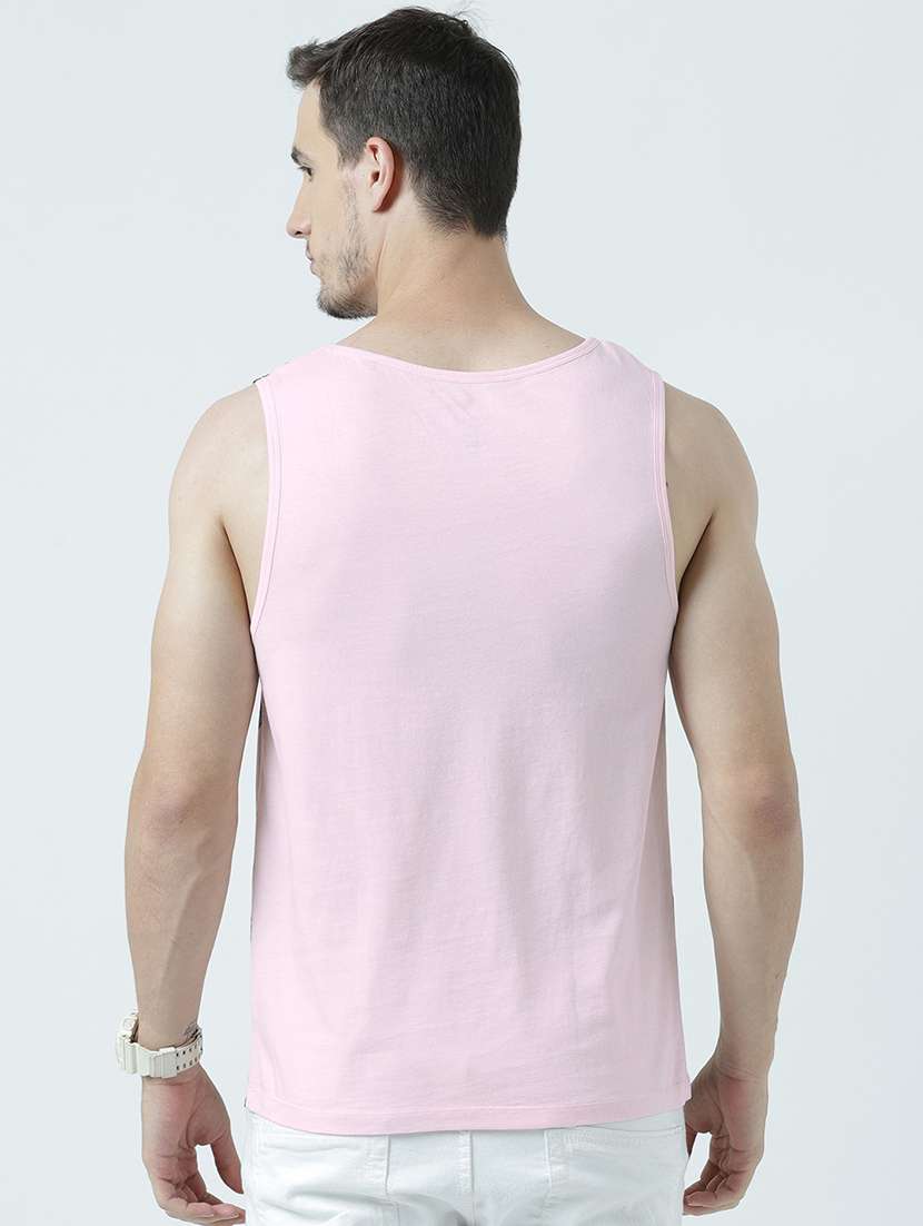 men scoop neck front print sleeveless vest - 19582137 -  Standard Image - 2
