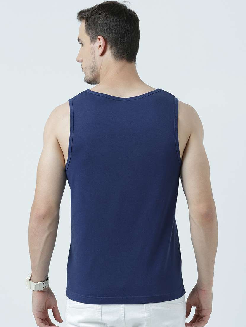 men printed sleeveless vest - 19582167 -  Standard Image - 2