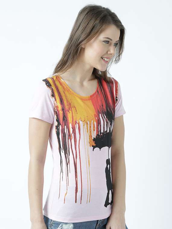 women's all over print round neck t-shirt - 19582802 -  Standard Image - 2