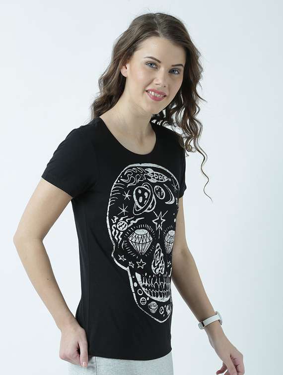 women's front print  t-shirt - 19582916 -  Standard Image - 2