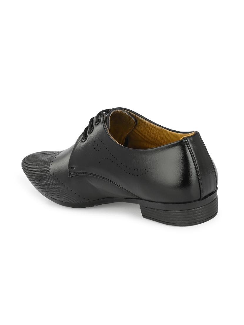 black leather laceup derbies - 19585374 - Standard Image - 2