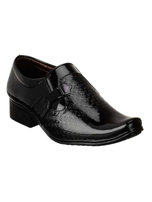black patent leather slip on ons - 19585455 -  Standard Image - 0