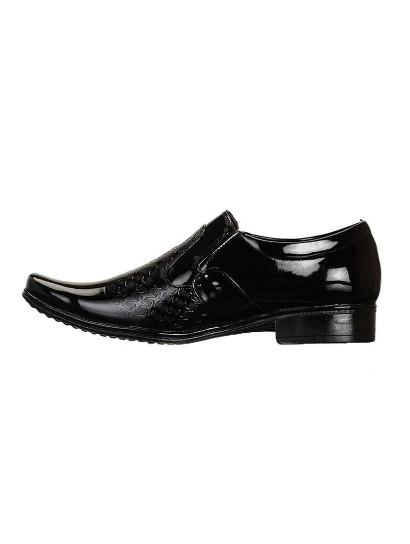 black patent leather slip on ons - 19585455 - Standard Image - 2