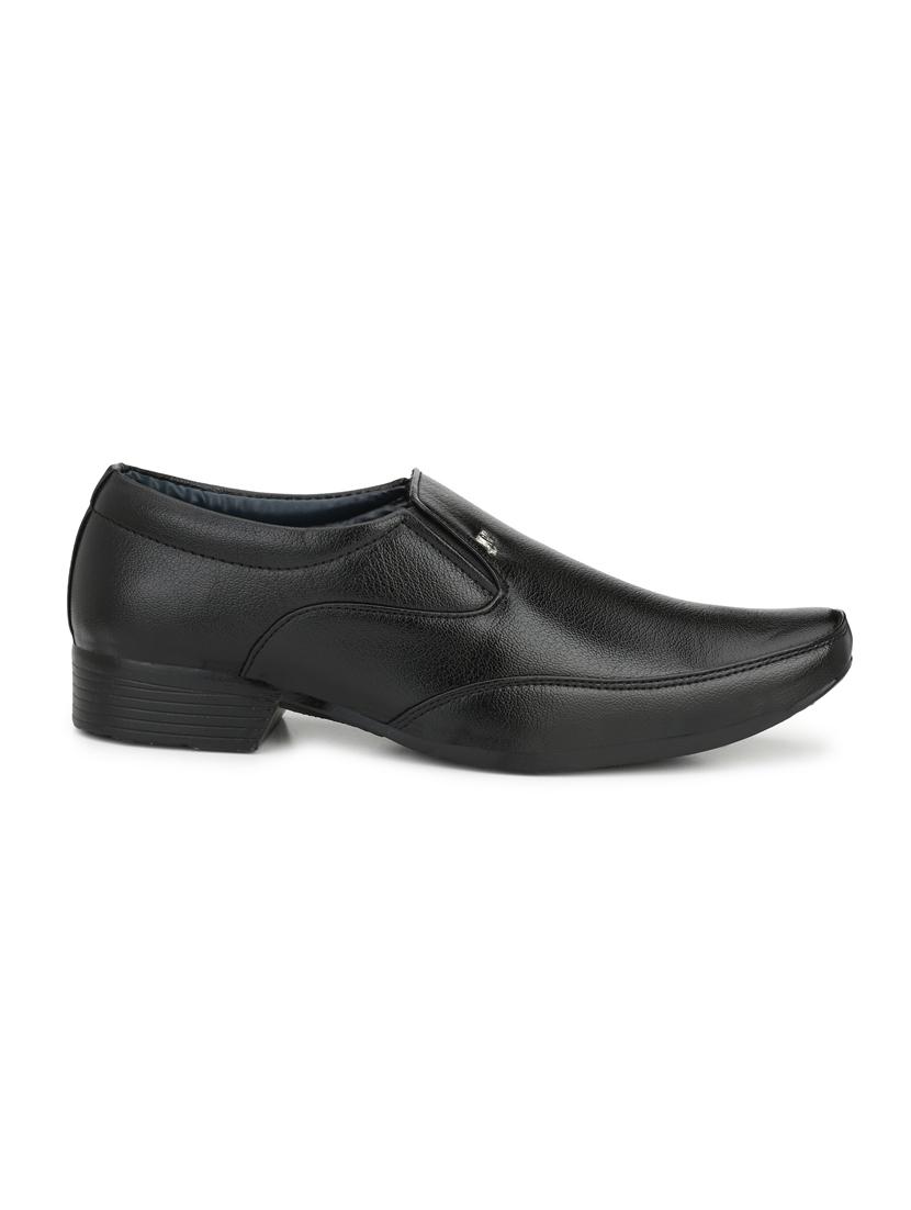 black slip on formal shoes - 19585457 - Standard Image - 2