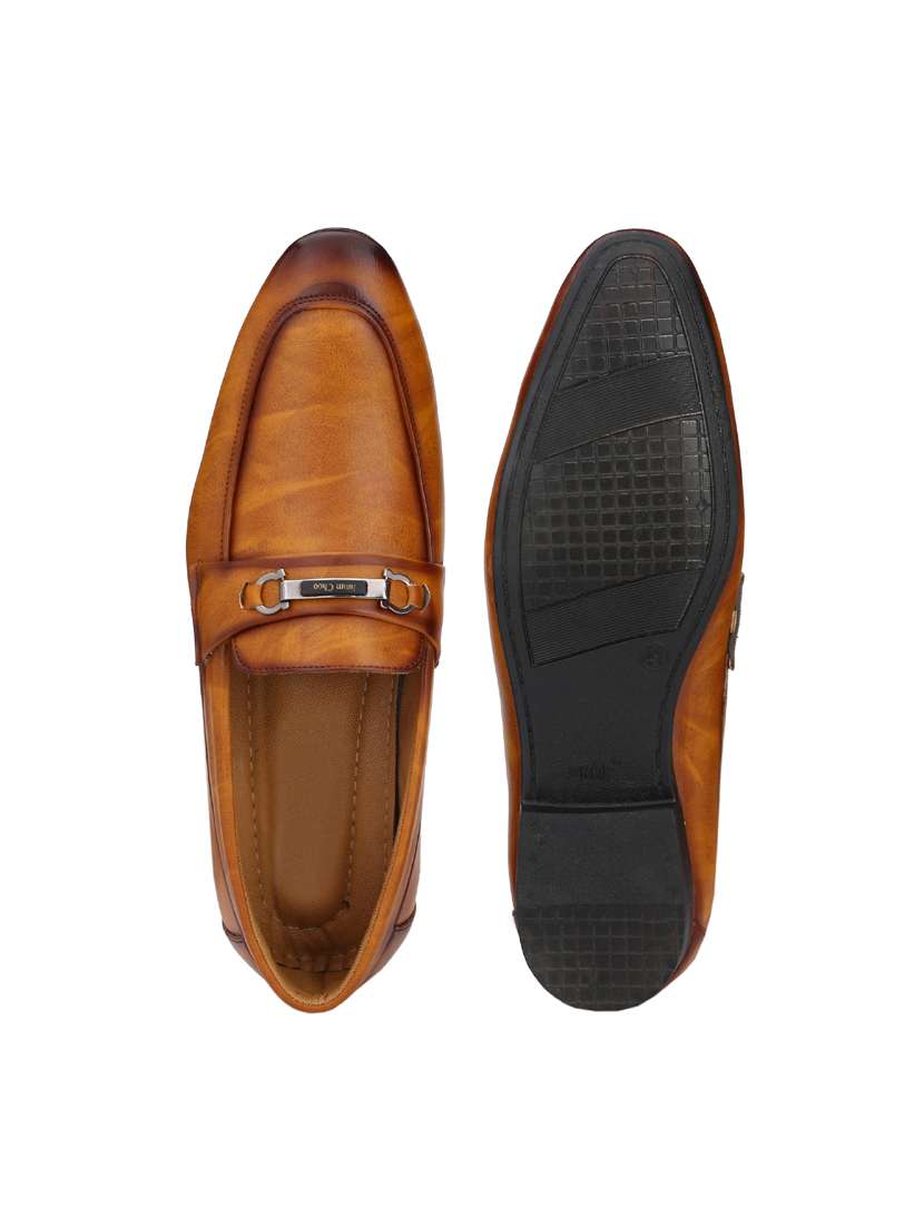 Tan Slip On Shoes