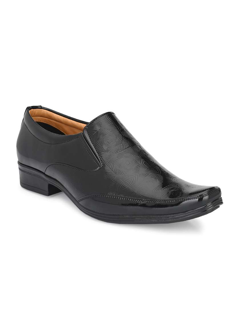 black slip on shoes