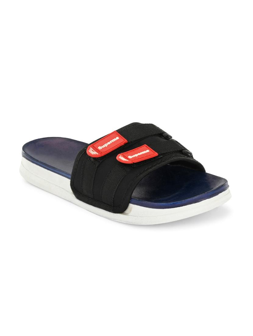 blue pvc slip on flip flops - 19585556 -  Zoom Image - 0