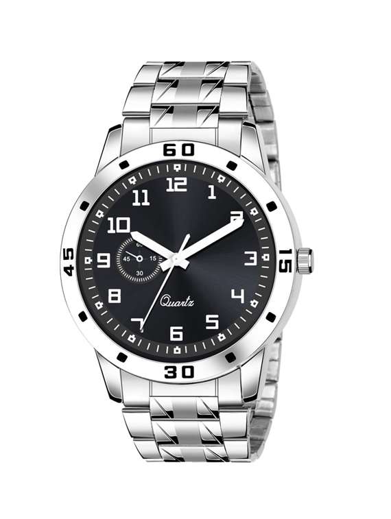 men's round shape analog watch 