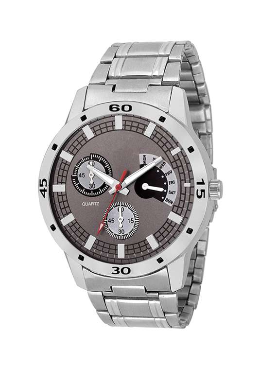 men's round shape analog watch 