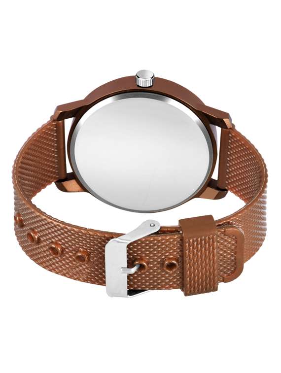 men's round shape analog watch combo - 19586016 -  Standard Image - 2