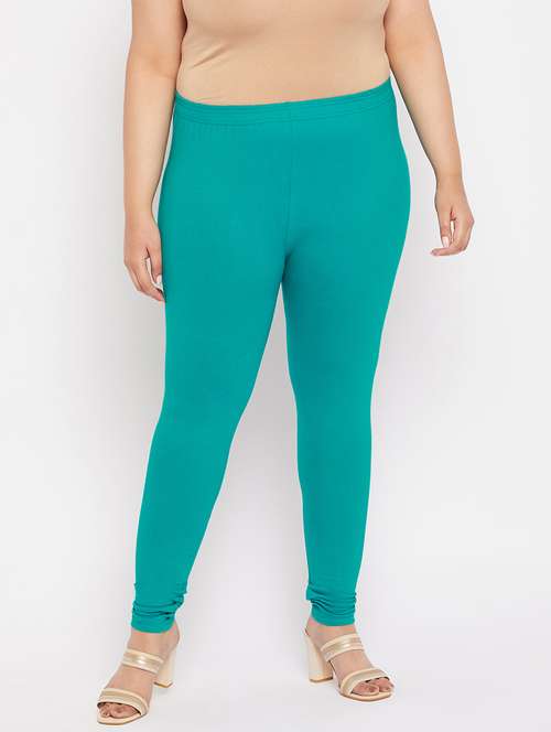 green cotton leggings - 19586650 -  Standard Image - 0