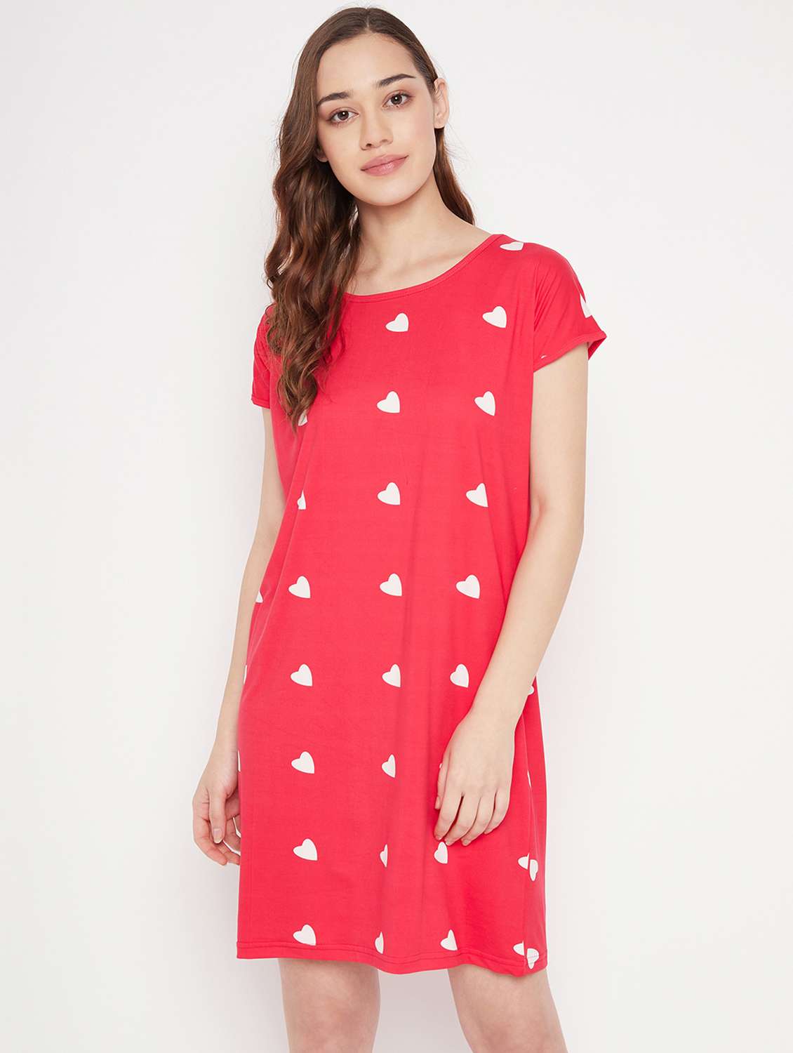 round neck printed sleepshirt - 19586800 -  Standard Image - 2