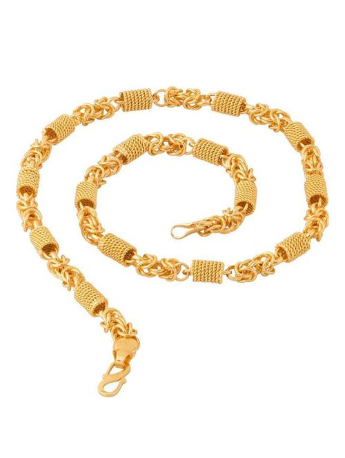 gold brass chain necklace - 19590400 - Standard Image - 0