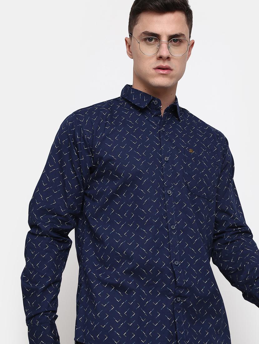 mens printed casual shirt - 19591901 - Standard Image - 2