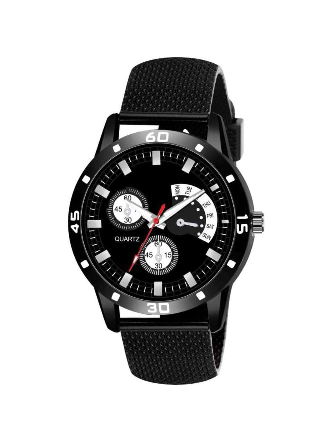 men's round shape analog watch 
