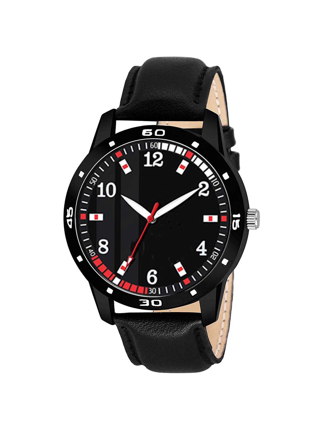 men's round shape analog watch 
