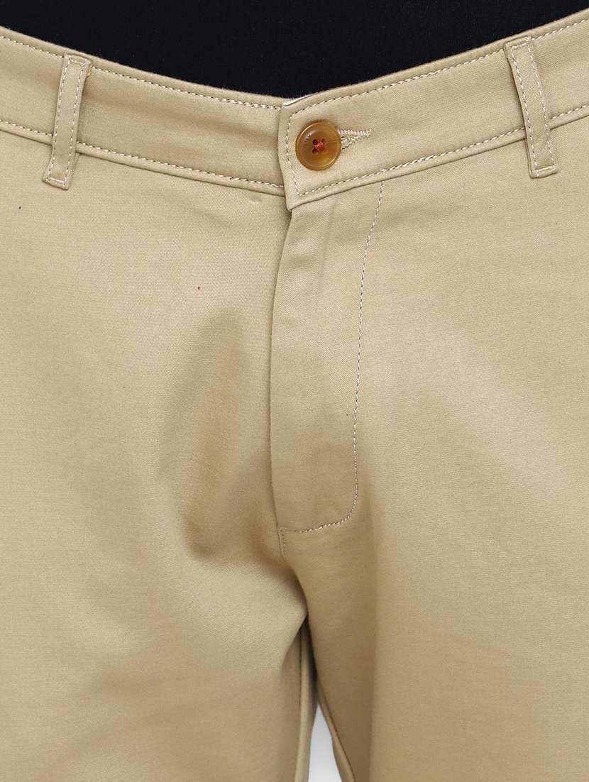 beige cotton chinos casual trouser - 19592550 -  Standard Image - 2