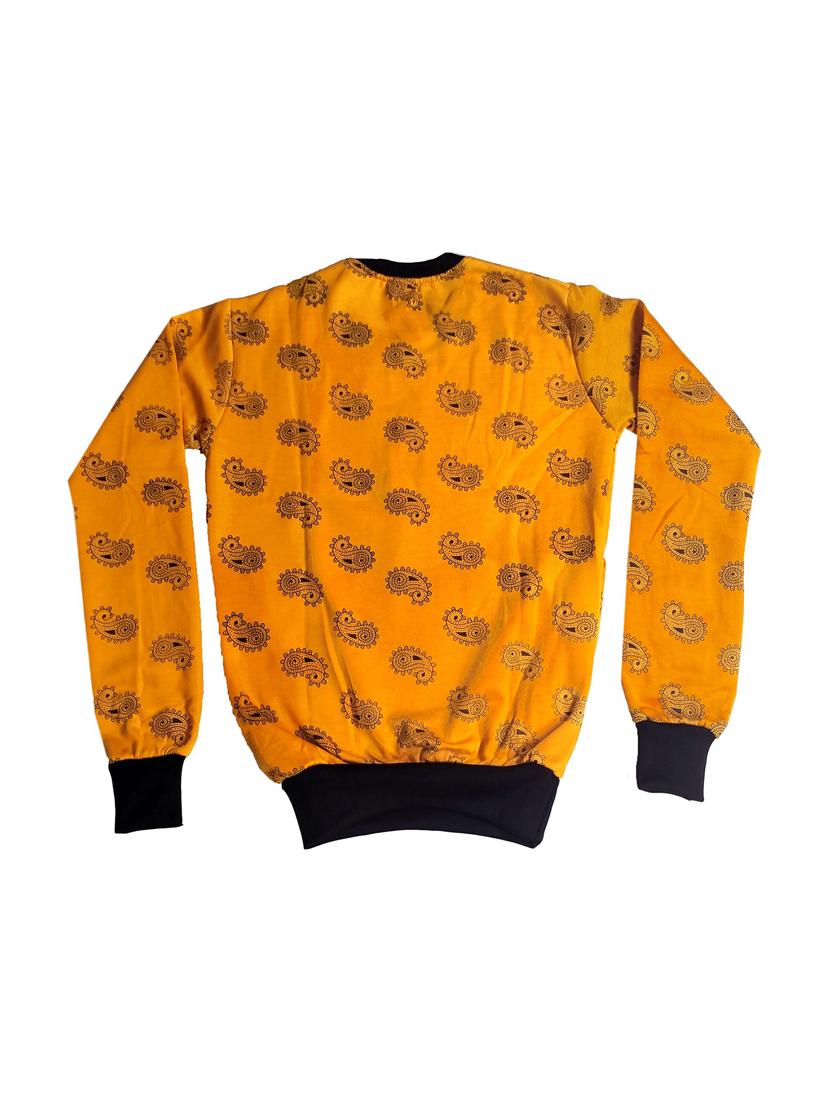 boys yellow printed round neck full length set - 19594465 - Standard Image - 2