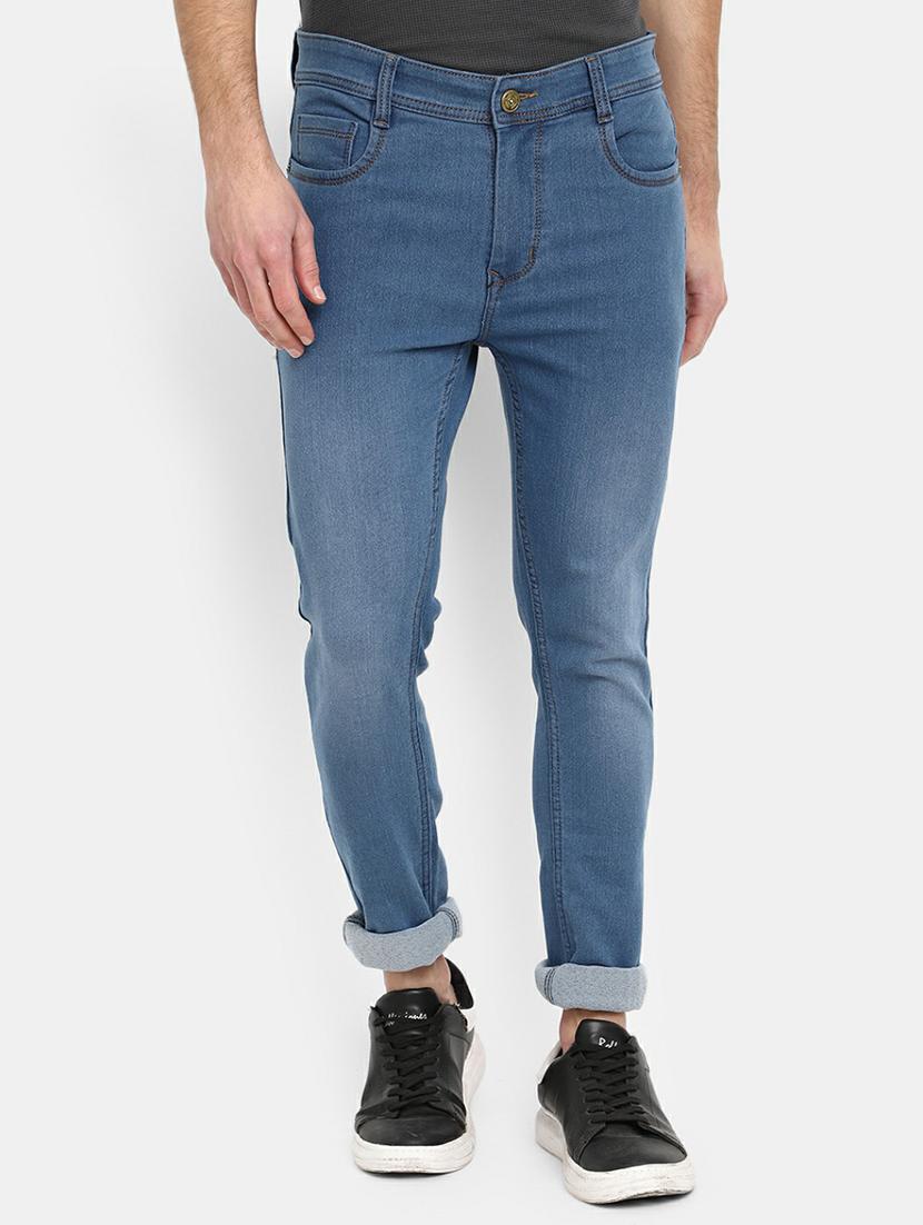 mens slim fit plain jeans - 19596505 -  Zoom Image - 0