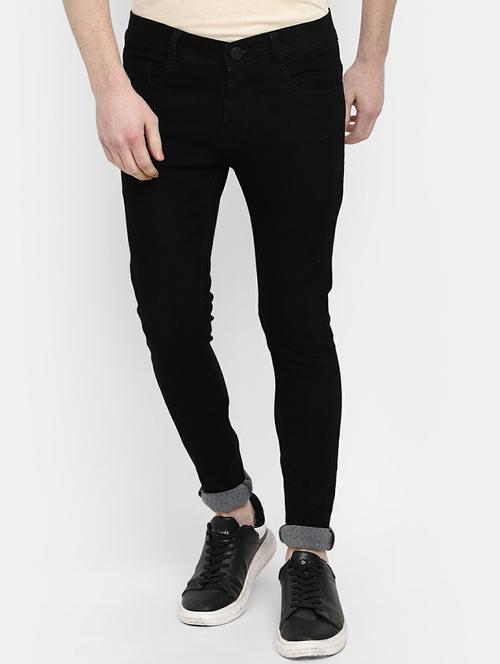 mens slim fit plain jeans - 19596506 - Standard Image - 0