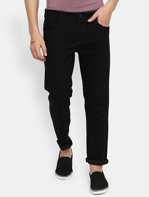 mens slim fit plain jeans - 19596517 - Standard Image - 0