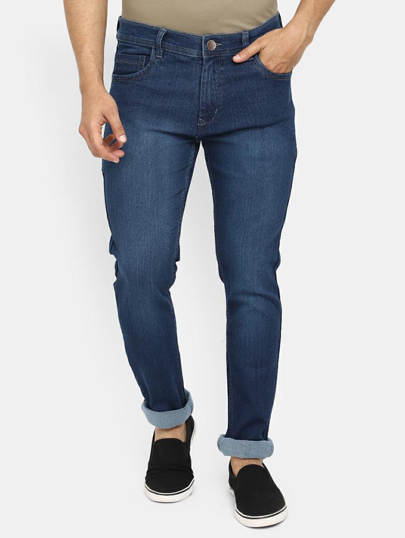 mens slim fit plain jeans - 19596580 - Zoom Image - 0